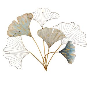 Meilleure Tendance : Sculpture Murale Florale en Métal au Design Moderne, Décoration Murale Artistique en Fil de Fer, Art Mural en Fer, Taille Personnalisée - Product Image 1