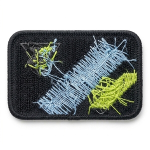 Heat Press Patches Custom Embroidered Clothing Patches <b>Iron</b> <b>On</b> Fabric <b>Badges</b> Heat Transfer Apparel Decoration OEM Heat Press - Product Image 2