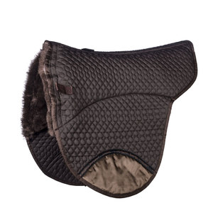 Almohadilla de Montar para Caballo de Doma Contorneada y Absorbente de Impactos con Piel Sintética, Relleno de Espuma Acolchada Antideslizante para una Conducción Cómoda - Product Image 1