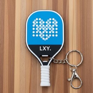 Llavero de Raqueta de Pádel Duradero, de PVC Suave, con Relieve 3D, Tamaño Personalizado, Regalo Promocional, Logotipo y Empaque Personalizados, para Todas las Temporadas - Product Image 1