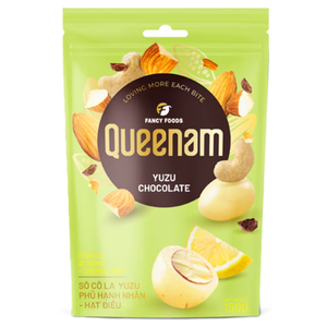 Vente en gros directe du fabricant Snacks Bonbons OEM/ODM Dragées Chocolatées HALAL Amandes et Noix de Cajou enrobées de chocolat Yuzu 150G Nouveauté - Product Image 1