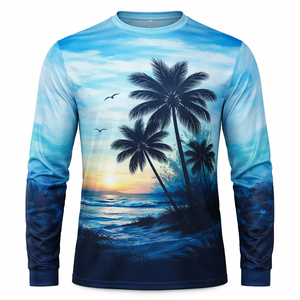 Chemises à manches longues en polyester personnalisées en gros pour hommes - Fabricant OEM et fournisseur direct d'usine - Product Image 1