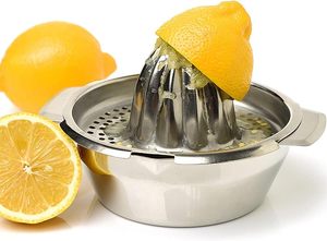Hot Sale Item Citrus Orange Grapefuit Reamer Rotation <b>Press</b> Juicer Stainless Steel Lemon Squeezer with Strainer Wholesale - Product Image 5