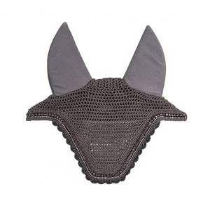 Horse Ear <b>Net</b> Bonnet for <b>Fly</b> Protection Soft Cotton Material for Daily Riding Use durable Horse Bonnets in wholesale rate - Product Image 4
