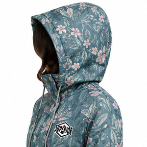 Chaqueta Parka Impermeable Premium para Mujer con Capucha Desmontable, Forro Térmico Aislante, Protección Contra el Viento y Servicio Personalizado OEM ODM - Product Image 3
