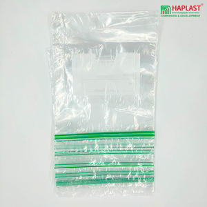 Sac en plastique transparent imperméable avec fermeture éclair coulissante pour l'emballage des étuis de téléphone portable, pochette de rangement protectrice avec fermeture éclair - Product Image 1