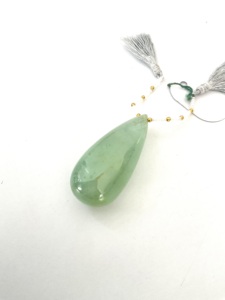 Pierre précieuse naturelle en forme de goutte, aigue-marine lisse, pour la création de bijoux fins - Product Image 4