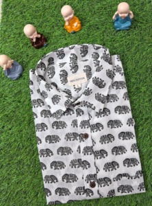 Men’s <b>Half</b> Sleeve Cotton Printed <b>Shirt</b> – Customizable Casual Wear (M to XXL) - Product Image 2