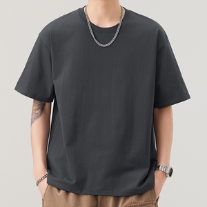 Camiseta Extra Grande para Hombre, Algodón Suave, Estilo Casual Urbano, Corte Holgado, Ropa de Verano, Tejido Transpirable, Atuendo Diario, Diseño Moderno y Simple - Product Image 6