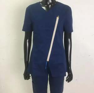 Conjunto de Uniforme Médico Moderno con Cierre, Transpirable y Ajustado para Mujer, Traje de Enfermería de Alta Calidad para Hospital - Product Image 2