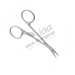 Tijeras Iris de 4 Pulgadas, Manuales, de un Solo Uso, Fabricadas en Acero Inoxidable, Instrumentos Quirúrgicos Dentales con Certificación CE Clase II para Escuelas de Medicina - Product Image 3
