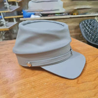 Último modelo de gorra Kepi/Doorman de banda de marcha privada personalizada de alta gama para guardia de honor, con bordado a mano de imagen común, 100% algodón, personalizada