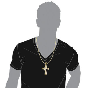 Colgante Personalizado con Nombre de Moissanita VVS1, Plata 925, Diseño Burbuja Iced Out con Engaste de Bisel Chapado en Oro de 14K/18K - Product Image 1