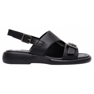 Sandalias de Plataforma Ann's Negras de Cuero Genuino con Tiras Cruzadas y Hebilla, Cómodas y Casuales para Verano - Product Image 2