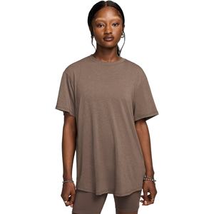 Camiseta de algodón holgada informal para mujer, fabricante de marca, transpirable, con estampado gráfico, entrenamiento, absorbe la humedad - Product Image 1