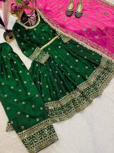 FATEMA FASHION NF-1138 Dernière Collection de Salwar Kameez en Faux Georgette Lourd pour Femmes, Idéal pour Mariages et Soirées, Vente en Gros Gujarat - Product Image 4