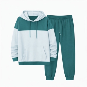 High Quality Wholesale Plain Sublimation Sweat <b>Suit</b> Set Tracksuits Men Sweat <b>Jogging</b> <b>Suits</b> 2026 - Product Image 1