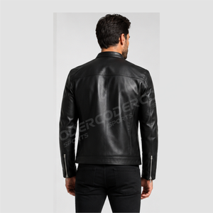 Chaquetas de Cuero Casuales de Estilo Urbano, Holgadas y Elegantes, al Mejor Precio, Chaquetas de Cuero de Motociclista Modernas y Ajustadas al Cuerpo, Venta al Por Mayor - Product Image 4