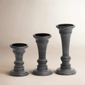 เชิงเทียนไม้สไตล์ชนบท ทนความร้อน ตกแต่งบ้าน - Product Image 6