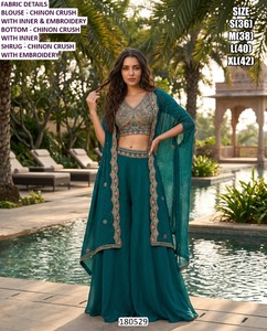Pink Neelam Drape <b>Saree</b> for Winter Party Occasions Traditional Style Wrinkle Free & Moisture Wicking - Product Image 5