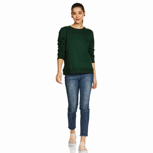 Sudaderas Casuales de Mujer de Calidad Premium 2026, de Algodón y Felpa, Elegantes, Lisas, Cálidas, para Invierno, con Servicio OEM - Product Image 1