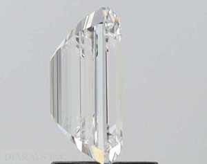 Excellente bague de fiançailles personnalisée en diamant de laboratoire JC 6 carats, taille émeraude, percée au laser, couleur E, pureté VS2, certifiée IGI - Product Image 3
