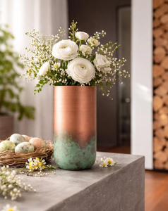 Jarrón Elegante Vintage para Centros de Mesa de Boda, Jarrón Alto Tipo Trompeta para Decoración de Fiestas, Porta Flores para Ceremonias de Aniversario - Product Image 1