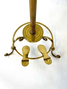 New Design Vintage Iron Valet <b>Stand</b> Metal Suit Rack Standing Clothes Tree Tripod Base Luxury Bedroom Bathroom Customized Single - Product Image 6