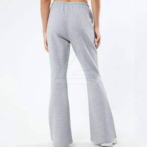 Pantalones acampanados premium para mujer, diseño de cintura alta con tela elástica, ideales para ropa de moda, estilo casual y comodidad diaria. - Product Image 6