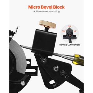 Sistema de afilado Pro Grind Power Multi-Grind Jig para amoladoras de banco de 6 y 8 pulgadas con plataforma de sujeción y barra de soporte para herramientas, Configuración B - Product Image 5