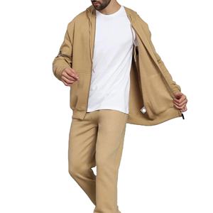 Sweats à capuche zippés surdimensionnés pour hommes, qualité supérieure, épaules tombantes, en molleton 100 % coton épais, décontractés, vente en gros pour l'hiver - Product Image 6