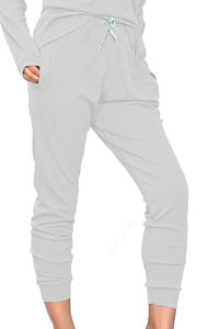 Ensemble de survêtement gris clair personnalisé pour femme – Sweat-shirt à manches longues et pantalon de jogging assorti – Tenue décontractée de sport deux pièces - Product Image 5