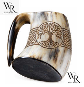 Tendance Look Bière Corne Tasses Blanc Fini Parfait Pour Restaurant Bar Drinkware Bière Portions Utiliser Viking Corne Tasses - Product Image 1