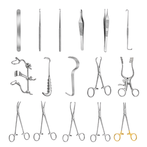 ARISTON INTERNATIONAL Juego de Instrumentos Pediátricos para Laparotomía, 51 Piezas, Acero Inoxidable, Instrumentos Quirúrgicos Manuales Reutilizables para - Product Image 2