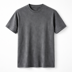 Proveedor de Camisetas Grises Lavadas Personalizadas para Pedidos al por Mayor - Fabricante OEM para Compras al por Mayor - Product Image 1