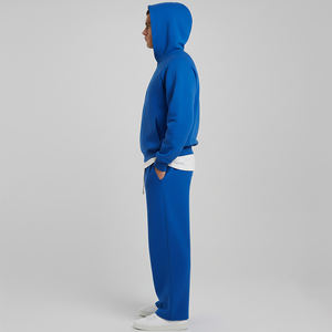 Ropa Casual OEM/ODM, Ropa de Invierno Transpirable, Chándal Holgado de Talla Grande, Chándal Deportivo con Paneles de Botones a la Moda - Product Image 5