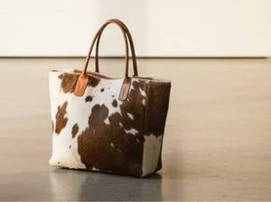Bolso Tote de Cuero Vacuno Estilo Western para Mujer, Bolso de Hombro de Moda, Hecho a Mano, de Cuero Genuino con Cremallera, Estilo Vintage LHTB-0068 - Product Image 4