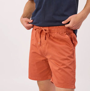 Shorts Bermuda Homme Grande Taille Couleur Unie avec Cordon de Serrage Taille Mi-Haute en Tissu Décontracté avec Poches - Product Image 4