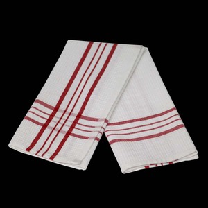 ผ้าเช็ดครัวลายวาฟเฟิล 100% ผ้าฝ้ายคุณภาพสูง ซึมซับน้ำได้ดีเยี่ยม สำหรับส่งออก - Product Image 6