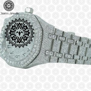 Montre de luxe pour homme Charm Jewells, boîtier en acier inoxydable, cadran de 40 mm, mouvement mécanique analogique, date automatique, luminescent, étanche 10 bars - Product Image 3