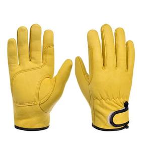 Gants de mécanicien en cuir pour hommes, très demandés, avec logo personnalisé, meilleur design, vêtements de travail en cuir, gants de mécanicien - Product Image 6