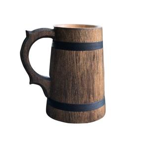 Mug en bois à prix abordable, fait main, design optimal, tasse en bois naturel de qualité supérieure, nouveau look, logo personnalisé - Product Image 5