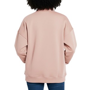 Wholesale Price Autumn/Winter Printed Front Quarter Half <b>Zip</b> <b>Hooded</b> Oversized Streetwear Women's Fleece Sweatshirt Custom Logo - Product Image 5