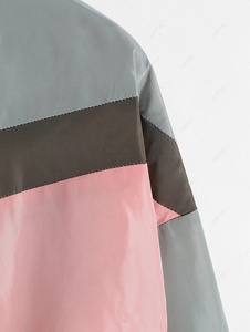 Nouvelle veste coupe-vent légère imperméable tendance pour femmes Broderie réversible Design respirant pour les vêtements de sport de plein air - Product Image 4