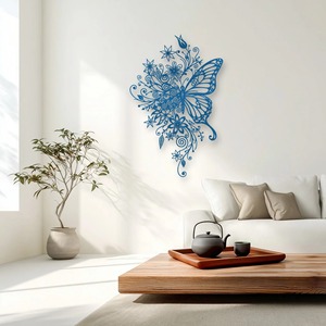 Escultura decorativa de metal para pared, para dormitorio, sala de estar, decoración del hogar - Product Image 5