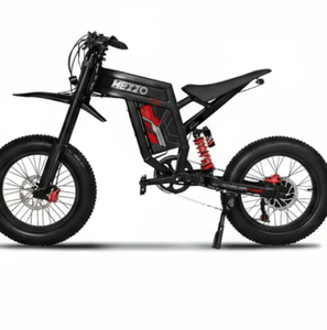 MEILLEURE OFFRE 2026 pour Moto Tout-Terrain avec Pneu Tout-Terrain de 16 Pouces, Frein à Disque, Amortisseur Arrière Noir 200350W 40-60km/h - Product Image 1