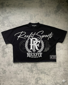เสื้อยืดคอตตอนคุณภาพสูงสั่งทำพิเศษ REXFIT SPORTS 2026 สำหรับพิมพ์ลายแบบรีดร้อนและสกรีนซิลค์สกรีน แฟชั่นสตรีทสำหรับผู้ชาย - Product Image 4