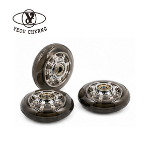 Ruedas de PU de Alto Rendimiento de 100 mm 78A para Equipos de Asistencia a la Movilidad, Andadores para Personas Mayores, Scooters, Ruedas de PU Fundidas Duraderas de 100x24 mm - Product Image 1