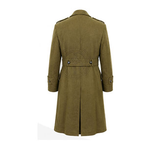 Manteau Trench Élégant avec Double Boutonnage, Col Large et Taille Ajustable – Réplique de Trench-Coat - Product Image 3