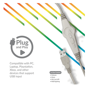 Auriculares para Juegos con Cable, Sonido Envolvente y Luces LED, Auriculares Especializados - Product Image 6